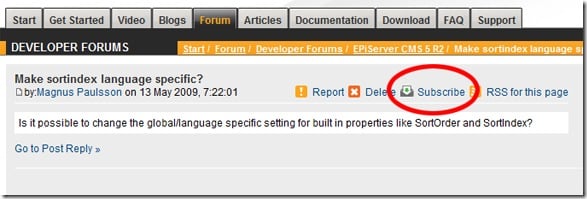 ForumSubscribe